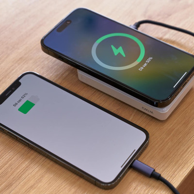  Pin/ Sạc Dự Phòng Không Dây Hít Từ Tính  WIWU JC-20 10.000mAh - Hàng Chính Hãng