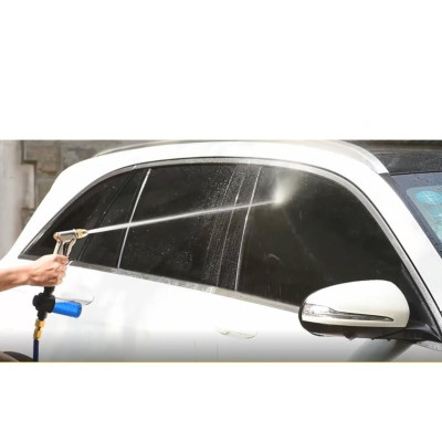 Bộ dây vòi xịt nước rửa xe, tưới cây . tăng áp 3 lần, loại 7m, 10m 206701 đầu đồng, cút, + tặng khăn phượt