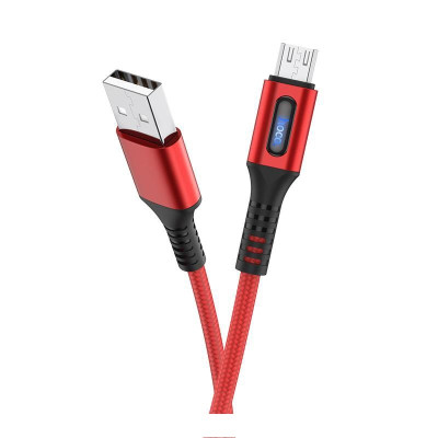 Cáp sạc nhanh thông minh Type-C Hoco chống gãy gập dài 1.2m ( 2 màu)- Hảng chính hãng