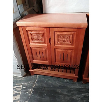 Tủ để giày gỗ xoan đào giá thật