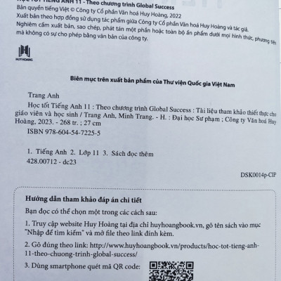 Học Tốt Tiếng Anh - Global Success (Tài Liệu Tham Khảo Thiết Thực Cho Giáo Viên Và Học Sinh) (HH)