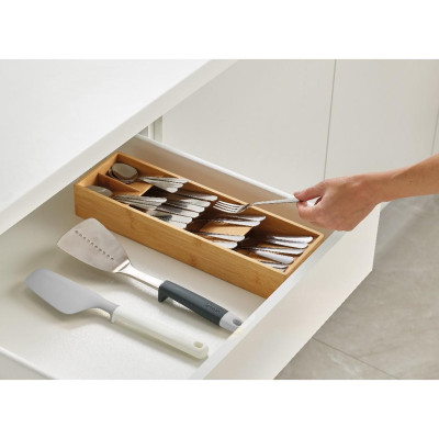 Khay chia ngăn kéo phân loại muỗng nĩa Joseph Joseph DrawerStore Bamboo - 002928