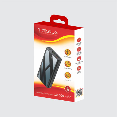Pin sạc dự phòng hàng chính hãng TESLA TL22  màn hình Led 10.000mAh | Bảo hành 12 tháng 1 đổi 1 | Made in Việt Nam