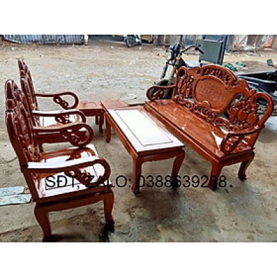 Bộ bàn ghế gỗ . giá thật
