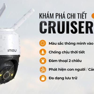 CAMERA WIFI IMOU NGOÀI TRỜI IPC-S42FP-IMOU 4MP 2K CÓ MÀU BAN ĐÊM - ĐÀM THOẠI 2 CHIỀU - HÀNG CHÍNH HÃNG