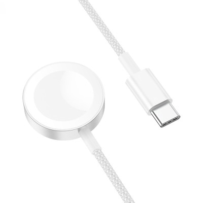 Cáp Sạc Wiwu cho Apple Watch Series 1,2,3,4,5,6,7,8,9,SE2 / đế sạc Apple Watch Ultra 1,2 Cổng Type C / USB A - Hàng Nhập Khẩu