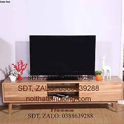 Kệ tivi gỗ sồi mỹ commo kích thước dài 1m6