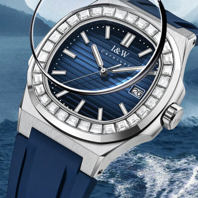 Đồng hồ nam chính hãng IW Carnival IW721G-4,kính sapphire,chống xước,chống nước 50m,Bh 24 tháng,máy cơ (automatic)