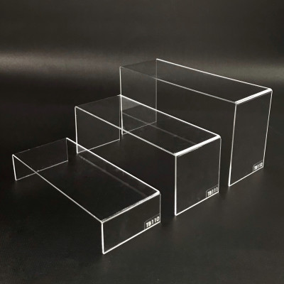 Kệ trưng bày mica 3 mặt uốn Enter TB111 200x80x80mm mica dày 2mm, Kệ livestream, Kệ mica chữ U trong suốt để đồ đa năng (20)