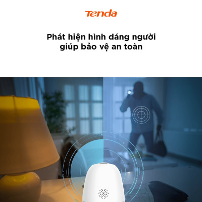 Camera IP Wifi Tenda CP6 Full HD 2K 360° - Hàng chính hãng