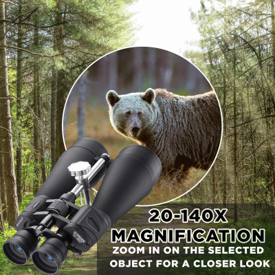 Ống nhòm tầm xa cỡ lớn Barska Gladiator 25-125x80 Zoom (Hàng chính hãng)