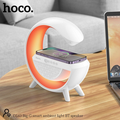 Loa bluetooth chữ G tích hợp đèn ngủ cùng sạc không dây tiện lợi và thông minh nghe nhạc âm thanh sống động - Hàng chính hãng