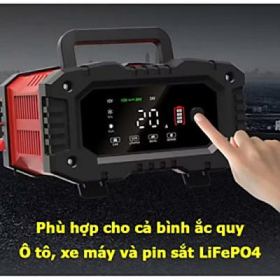 BỘ SẠC BÌNH ẮC QUY FOXSUR 12V-24V 300A CÔNG XUẤT LỚN CHỐNG NGƯỢC CHỐNG CHẬP KHỬ PHỤC HỒI BÌNH