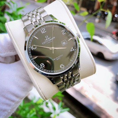 Đồng hồ nam dây kim loại Lotusman M1234B - siêu chống nước - chuẩn chính hãng