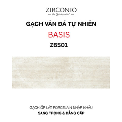 Gạch NIRO GRANITE - ZIRCONIO ZBS01 BASIS - 28.5x88.5cm - 4 viên/thùng(1m2)