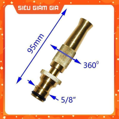 Vòi xịt nước tưới cây , vòi rửa xe đồng thau chất lượng cao nhập khẩu chính hãng 206587