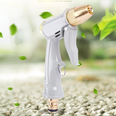 Bộ dây vòi xịt nước rửa xe, tưới cây tăng áp 3 lần, loại 10m (cút nhựa nối nhựa xanh) 206846