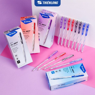 Bút Bi Xanh TL-027 (Hộp 20 cây)