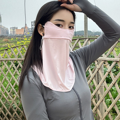 Khẩu Trang Chống Nắng,Chống Tia UV Kèm Khăn Che Cổ,Vai,Gáy