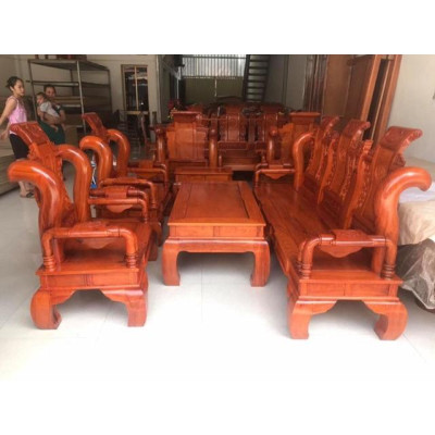 ️ Bộ ghế tần gỗ hương đá hàng đẹp dày dặn nội thất nhà cửa
