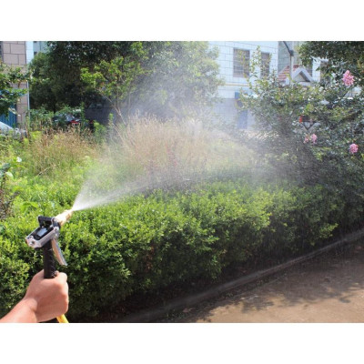 Bộ dây vòi xịt nước rửa xe, tưới cây . tăng áp 3 lần, loại 3m, 5m 206236Uđầu đồng, cút đồng+ tặng túi đựng bút