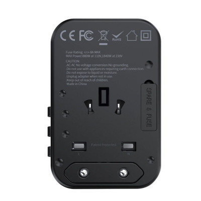 Củ sạc Choetech PD5009 du lịch đa năng công suất cao 65W (2 USB C+ 1 USB A) (Hàng chính hãng)