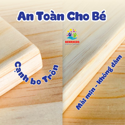 Kệ Tủ Sách Kệ Đựng Đồ Chơi Bậc Thang Montessori Bằng Gỗ Tự Nhiên Trang Trí Phòng Cho Bé, Nội Thất Mầm Non