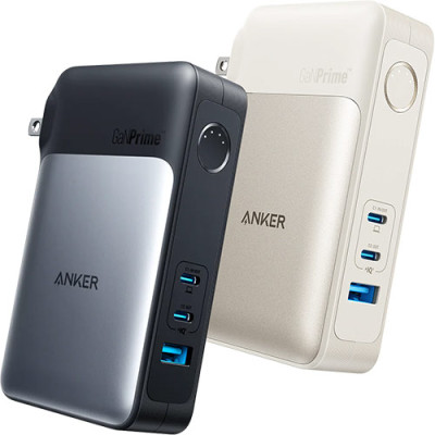 Sạc dự phòng kiêm cốc sạc Anker 733 GaNPrime PowerCore 2 in 1 1USB 2Type-C 65W 10000mAh A1651 - Hàng chính hãng
