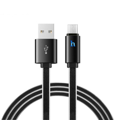 Cáp Sạc Hoco UPL12 Plus Micro USB (dòng máy Oppo F7, Xiaomi Redmi Note 5,Samsung A7...)  Sạc Nhanh 1,2m - Giao Màu Ngẫu Nhiên - Hàng Nhập Khẩu