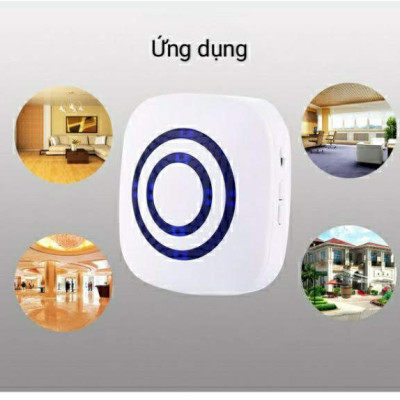 Chuông báo khách kết hợp báo trộm không dây 38 kiểu chuông YF0256 - 1 Mắt 1 Chuông DRU - Hàng Chính Hãng