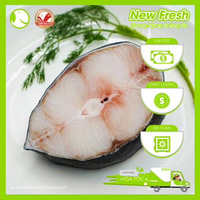 [GIAO NHANH HCM] Cá Tuyết Mỹ Cắt Khoanh - Khay 500Gr