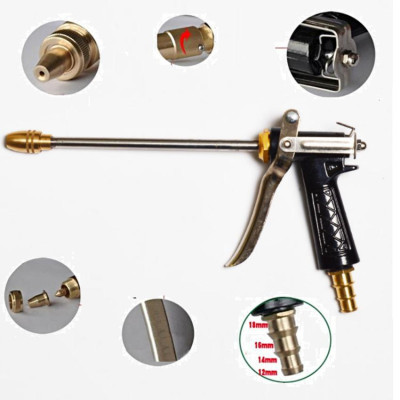 Bộ dây vòi xịt nước rửa xe,tưới cây .tăng áp 3 lần,loại 7m.10m 206318 đầu đồng,đai,nối nhựa v+tặng túi đựng bút