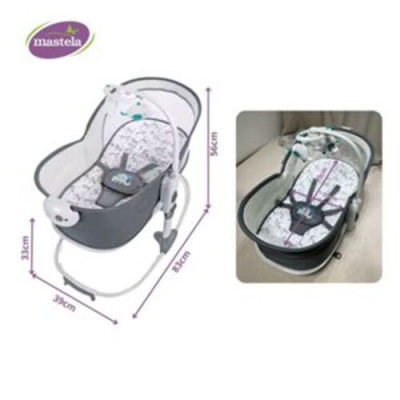 Nôi rung đa năng - bập bênh - nôi xách tay - giường ngủ chung - Mastela 6 trong 1 (từ sơ sinh đến 36 tháng) 8037 - 8039