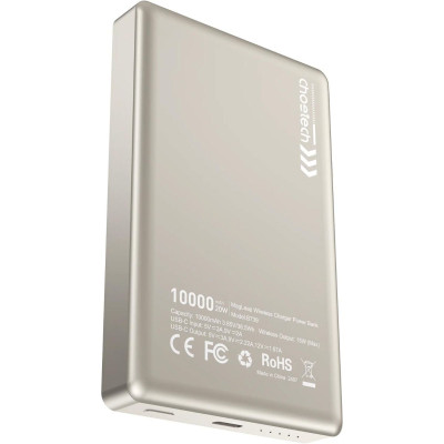 Pin sạc dự phòng Magnetic Choetech B739 công suất 20W dung lượng 10000mAh (Hàng chính hãng)