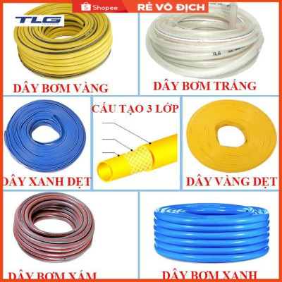 Vòi phun xịt rửa xe, tưới cây chuyên nghiệp 7-10m 206817 (cút đồng nối đồng)