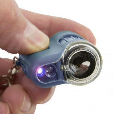  Kính hiển vi bỏ túi Carson MicroMini MM-280B 20x (có đèn LED, đèn tia cực tím UV kiểm tra tiền) - Hàng chính hãng