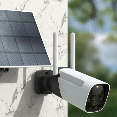 Camera WiFi Năng Lượng Mặt Trời NetCAM SL140, Góc Quan Sát 160º, Độ phân giải 3.0MP - Hàng Chính Hãng