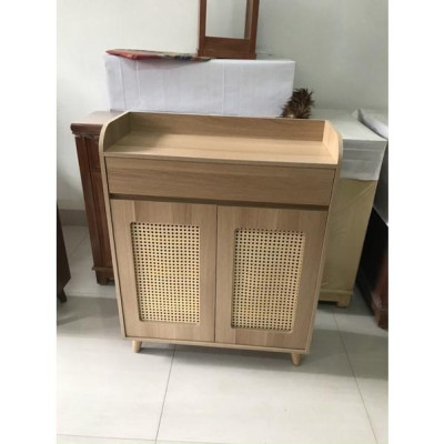 tủ giày dép gỗ công nghiệp cánh mây 80cm
