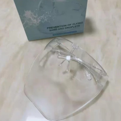 Kính che mặt chống giọt bắn có gọng gương, an toàn, thời trang dễ sử dụng