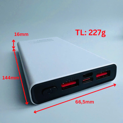 Sạc dự phòng Ham mer H-P85 22.5W - 10.000mAh, Kim Ánh cam kết hàng chính hãng bảo hành 12 tháng