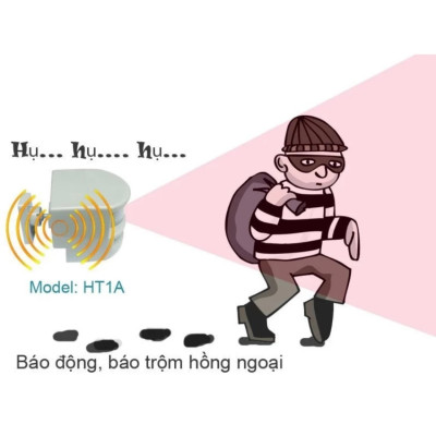 Thiết bị chống trộm báo động , báo khách hồng ngoại HT vùng cảm biến rộng siêu nhạy độ chính xác cao