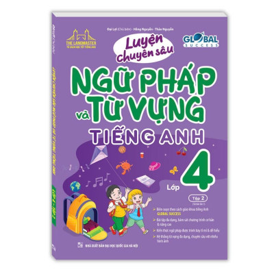 Sách - Global Success - Luyện Chuyên Sâu Ngữ Pháp Và Từ Vựng Tiếng Anh Lớp 4 - Combo 2 Tập - Minh Thắng