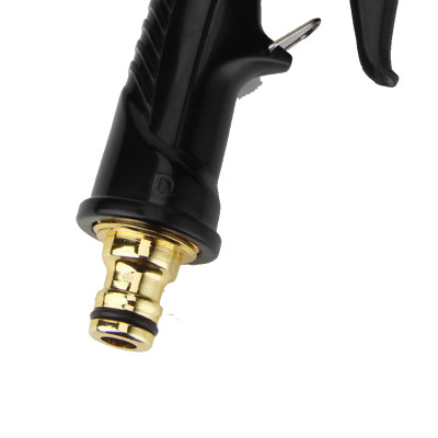 Bộ dây và vòi xịt rửa xe tưới cây  tăng áp thông minh 810-2621-1 (dây vàng dẹt-cút nối xanh)
