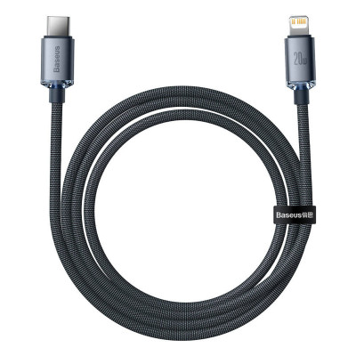 Cáp sạc nhanh, truyền dữ liệu tốc độ cao siêu bền Type C to IP Baseus Crystal Shine Series Fast Charging Data Cable 20W- Hàng chính hãng