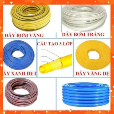 Bộ dây và vòi xịt rửa xe tưới cây tăng áp 7-10M(cút đồng nối 713-1) 206817