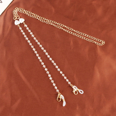 Dây đeo gọng kính mix charm trái tim hạt cườm độc đáo phụ kiện kính hot trend dây đeo khẩu trang chống thất lạc