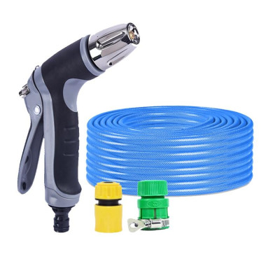 Tưới cây rửa xe Bộ dây và vòi xịt tăng áp lực nước 300% loại 30m cút nhựa,nối nhựa 206817
