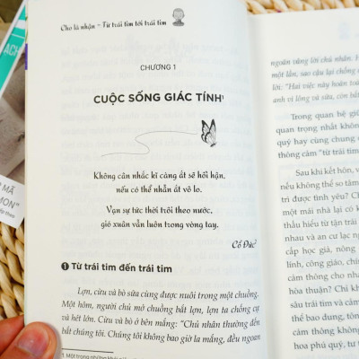 Sách - Cho Là Nhận - Từ Trái Tim Tới Trái Tim - Đại Sư Tinh Vân