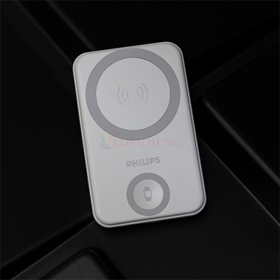 Sạc dự phòng từ tính không dây Philips Magnetic Wireless Power Bank PD20W 10000mAh DLP9535 - Hàng chính hãng