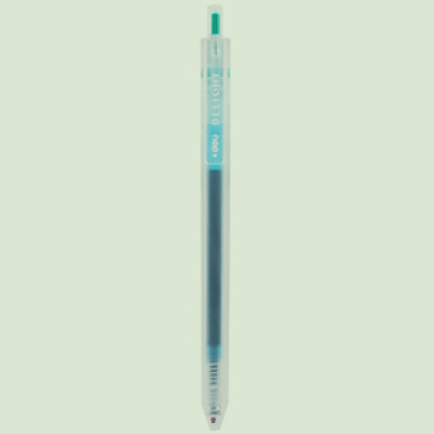 Bút gel nước Deli G118 ngòi 0.5mm – Màu Xanh Đậm